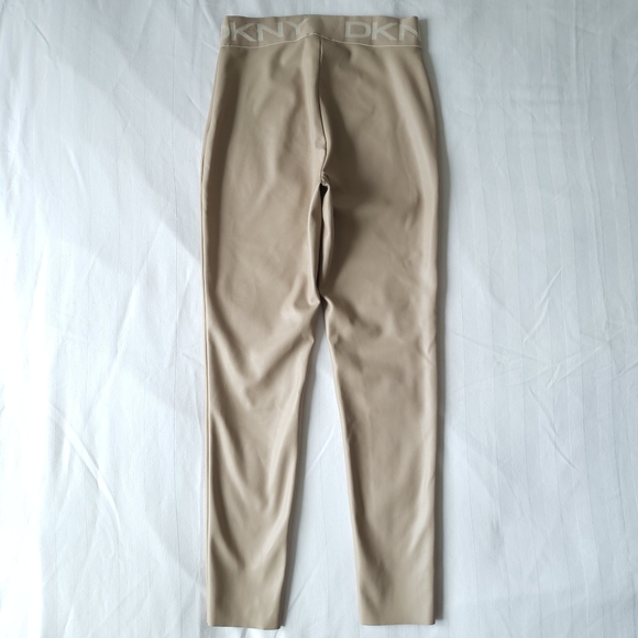 DKNY Faux Leather Leggings/Pants - Picture 5 of 13